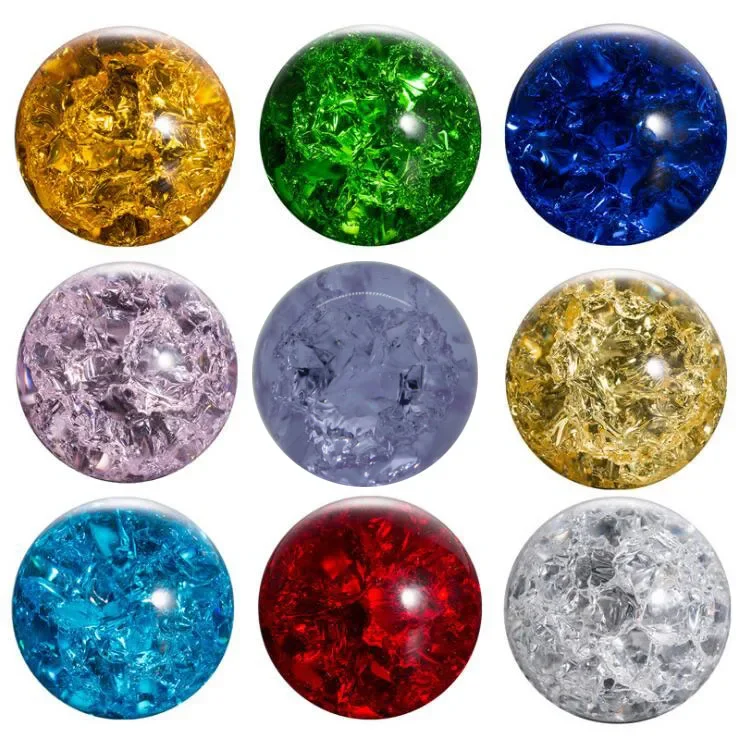 Solar System Orrery - Patung Dekorasi bola kristal 30mm, bola