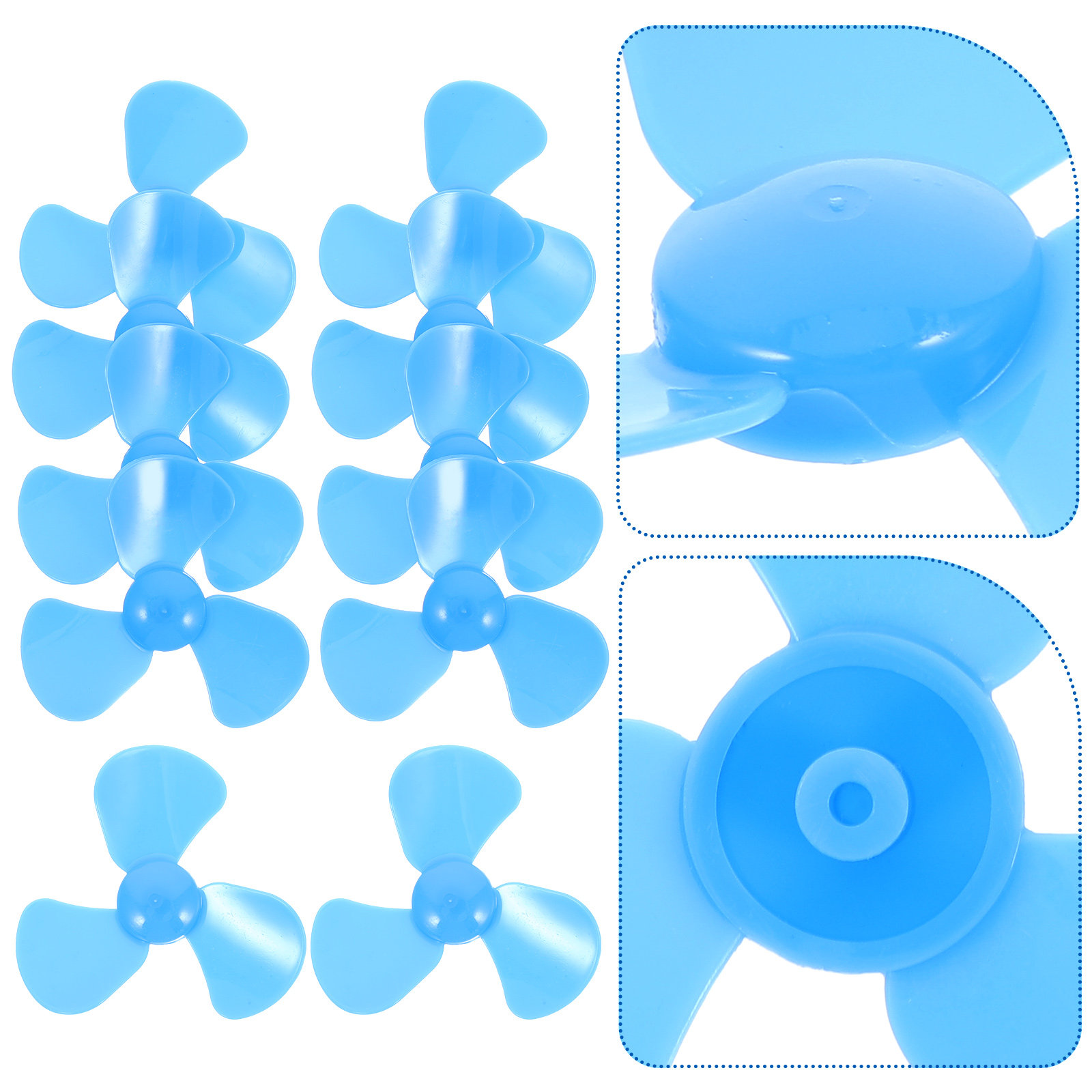 Science Project - 10 Buah Baling-Baling Kipas Mini Plastik,
