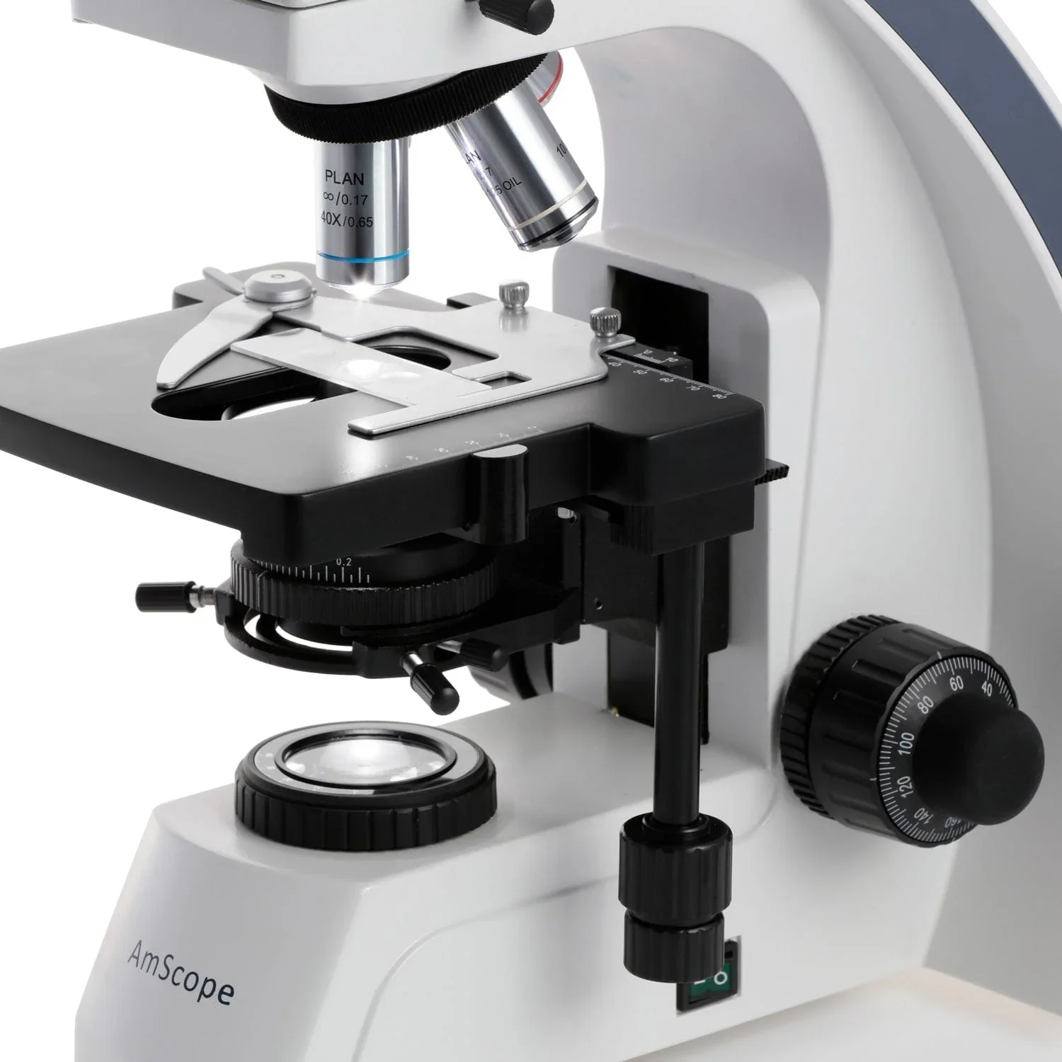 Microscope Compound 40X - Mikroskop Komposit Trinokular Am Scope 40