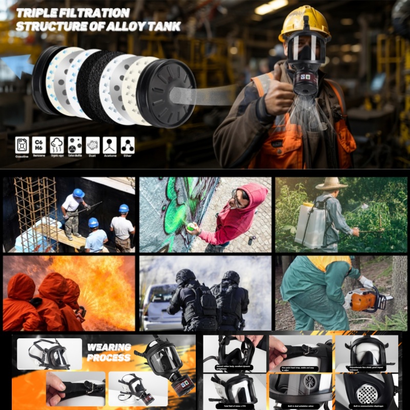 Masker Gas MF14 yang Dapat Dig - Science And Invention ulasan dan harga