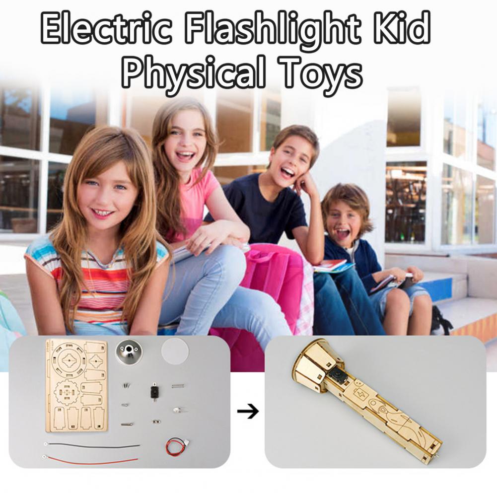 Kit Puzzle Senter Kayu DIY STE - Science Project ulasan dan harga
