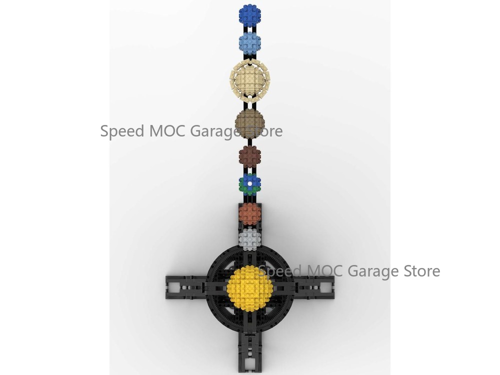 MOC-38774 Model Tata Surya Mek - Solar System Orrery ulasan dan harga