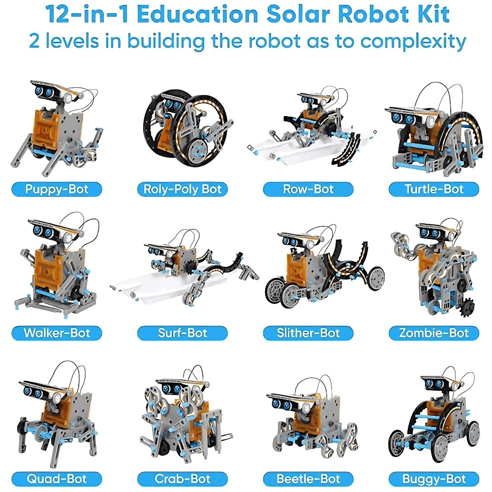 Blok Bangunan Robot Surya 12 I - Science Project Robot ulasan dan harga