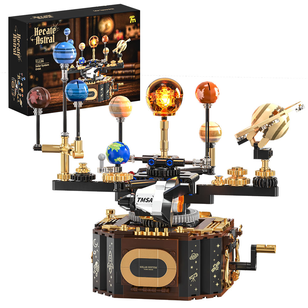 Set Blok Bangunan Sistem Tata  - Solar System Orrery ulasan dan harga